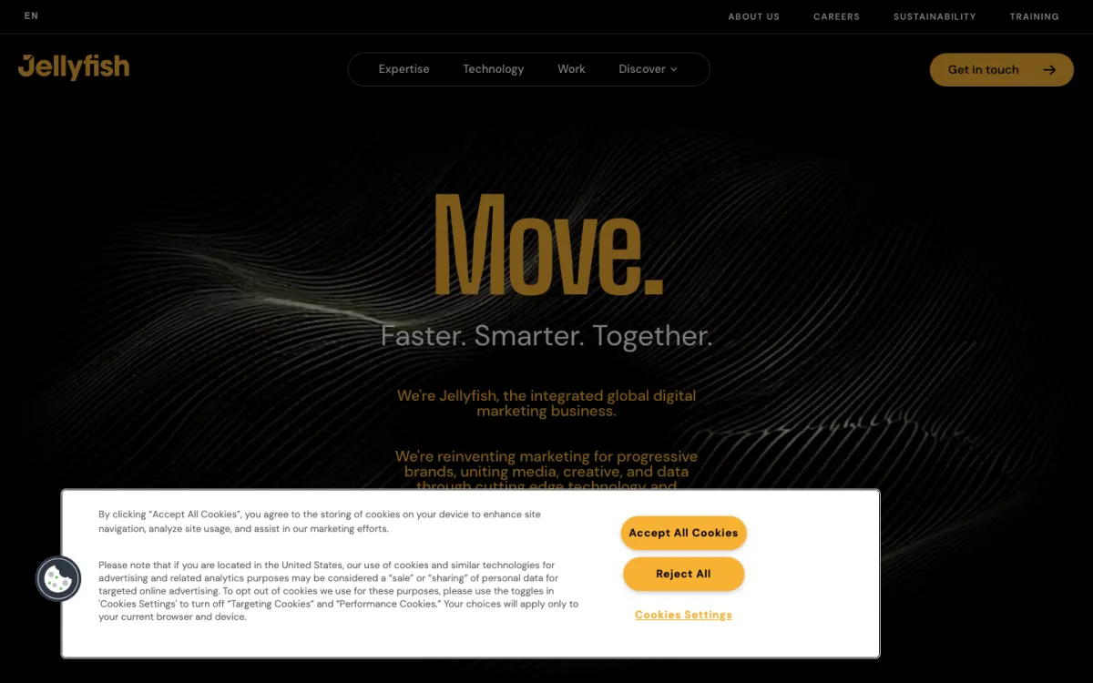Jellyfish homepage, captured September 28, 2026